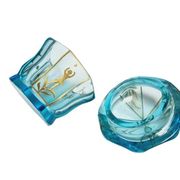 Biedermeier candy dish from Moser, Bohemia, 1890s