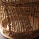 Cage oiseaux rotin et osier