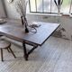Solid oak table 1900 drapery style XL 280cm with extensions