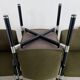 Lot de 4 chaises fauteuils design années 80 Wilkhahn métal et tissu vintage
