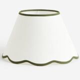 green lampshade detail