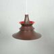 Vintage 1960s Danish design suspended lamp from the Space Age.