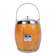Vintage Wooden Barrel Ice Bucket with Ceramic Interior, 1960s