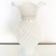 White opaline vase