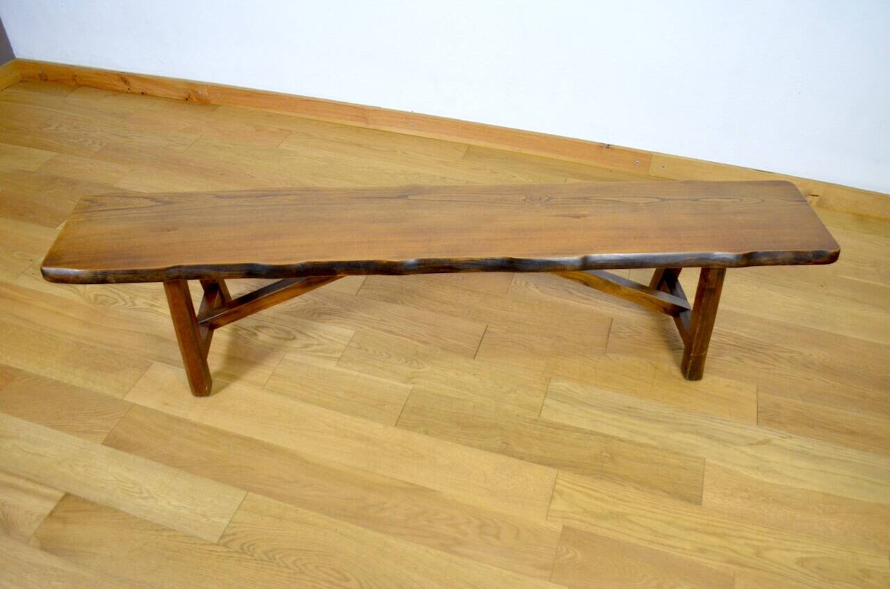 Elm Bench Finnish Design by Olavi Hanninen