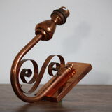 Copper metal sconce