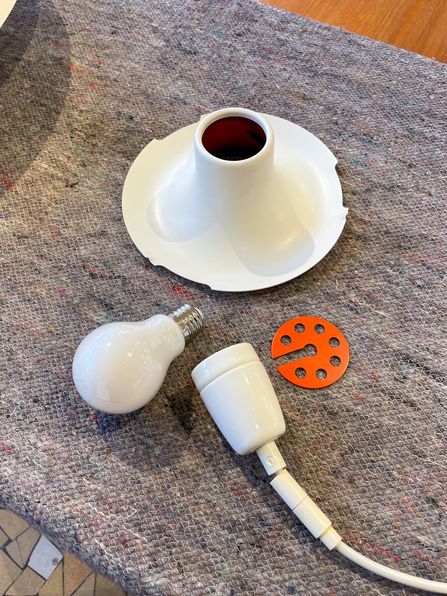 White PH5 suspension by Poul Henningsen for Louis Poulsen