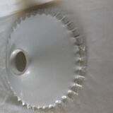 opaline dentelée blanche