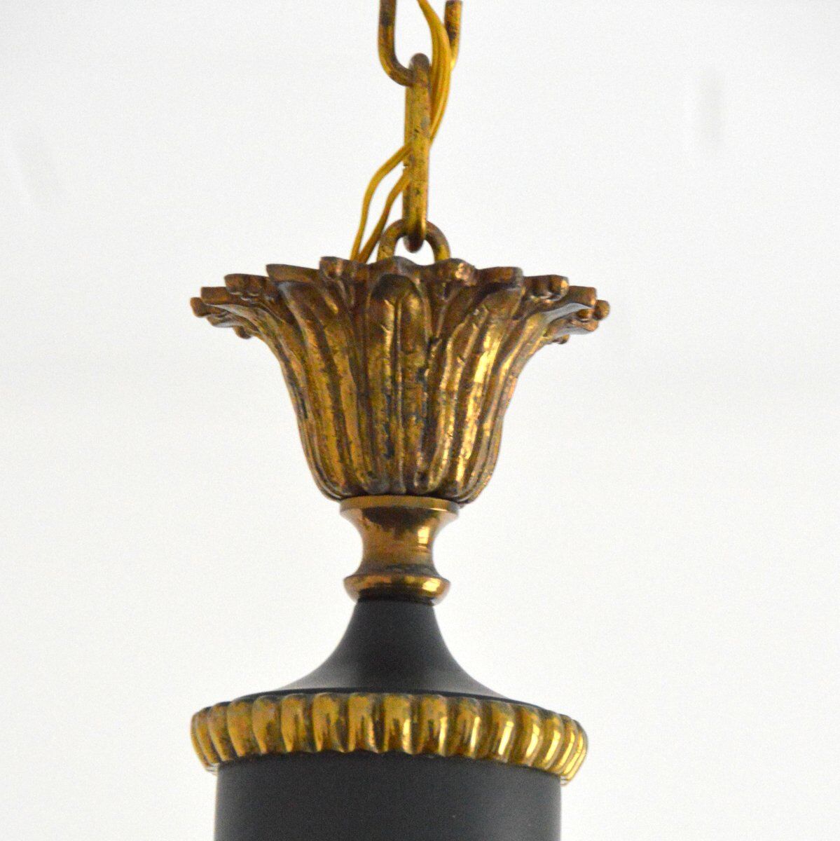 Empire chandelier 8 branches gilded bronze