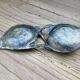 Double silvered bowl signed Derriey Art Nouveau