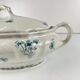 Vegetable dish Villeroy & Boch model "Clover - Klee", blue, 1890-1900