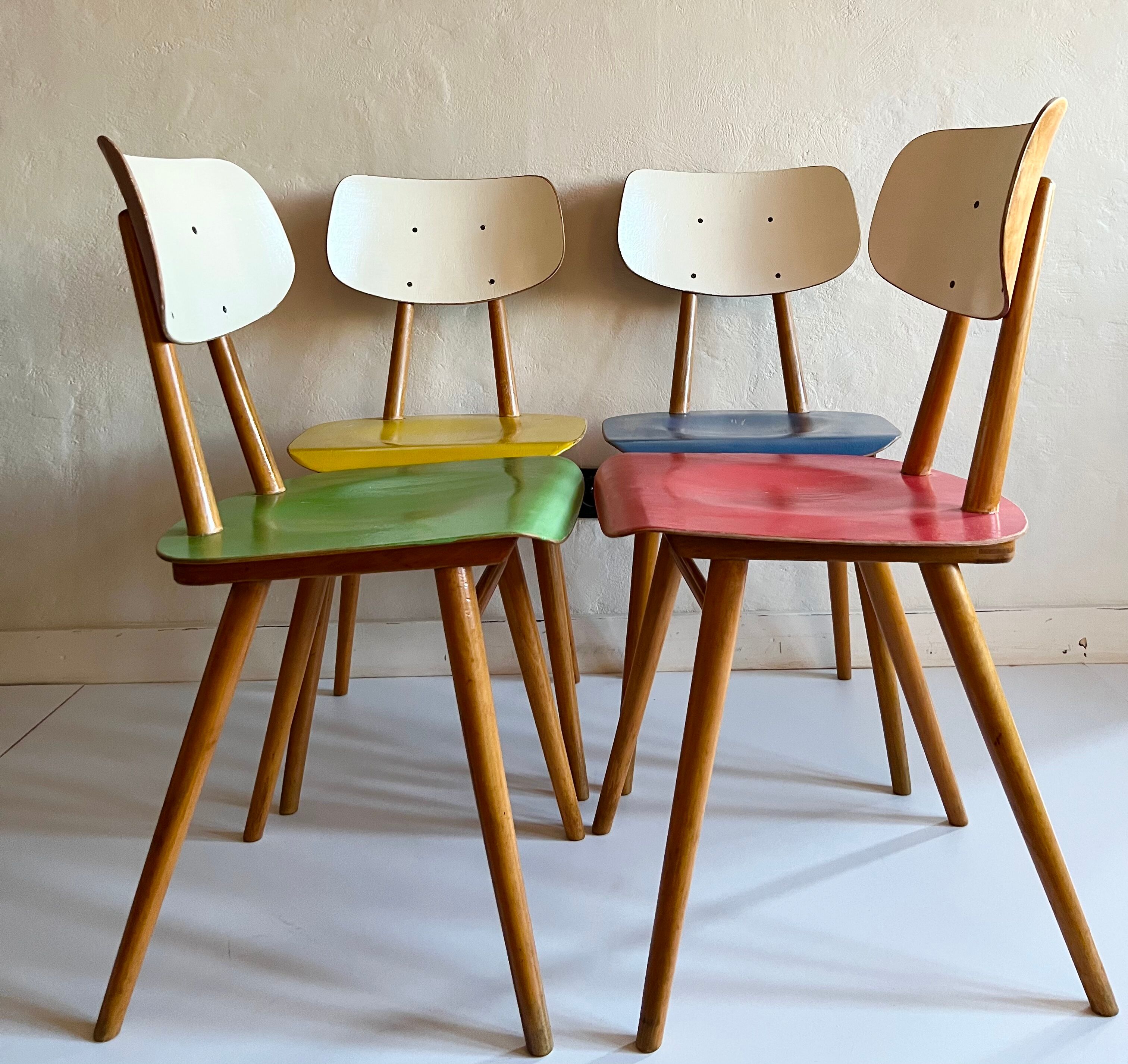 Bistro chairs from Ton, 1970