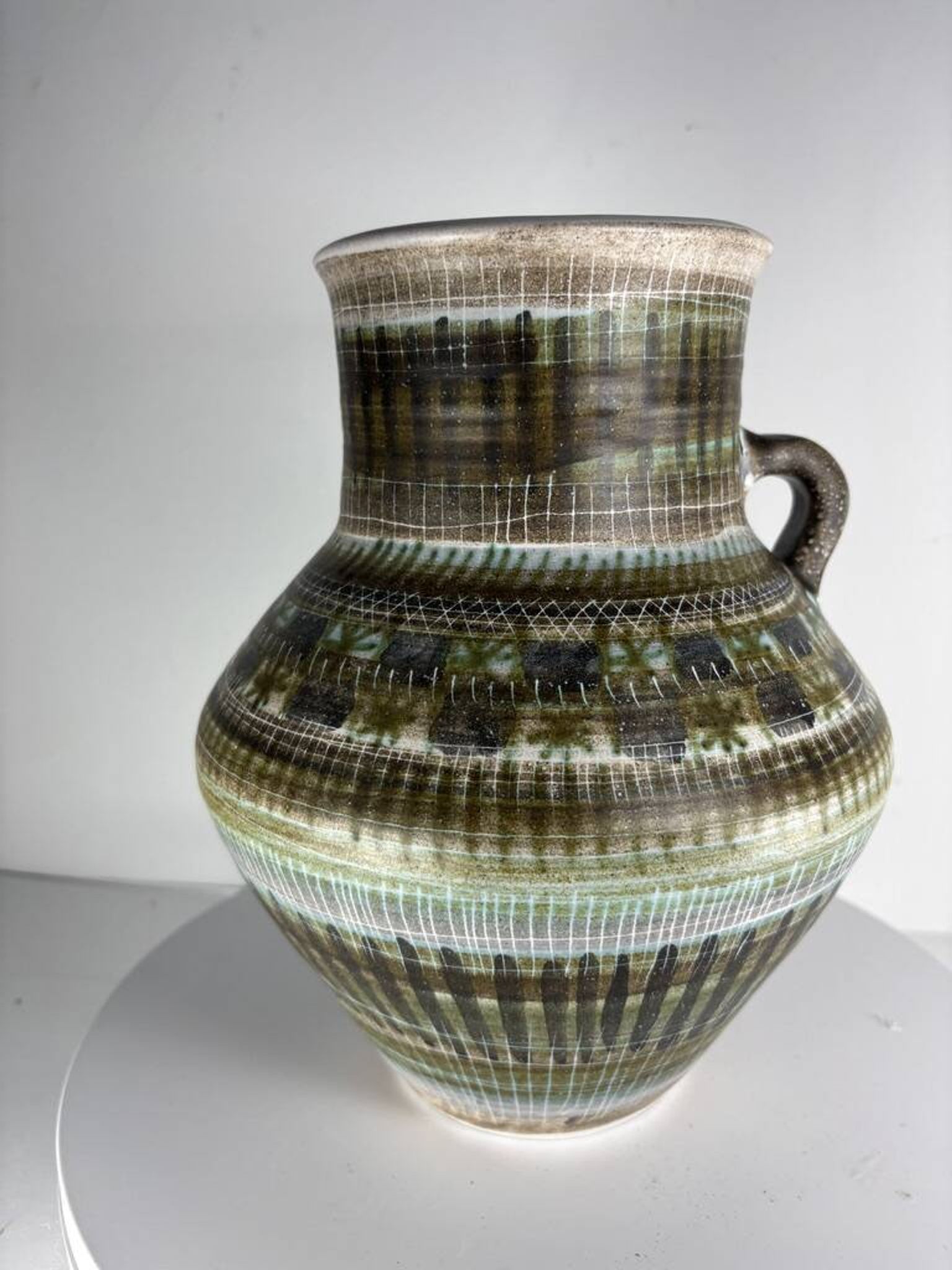 Marcel Guillot ceramic vase France 1960