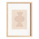 Painting on paper - B213 - painting signed Eawy