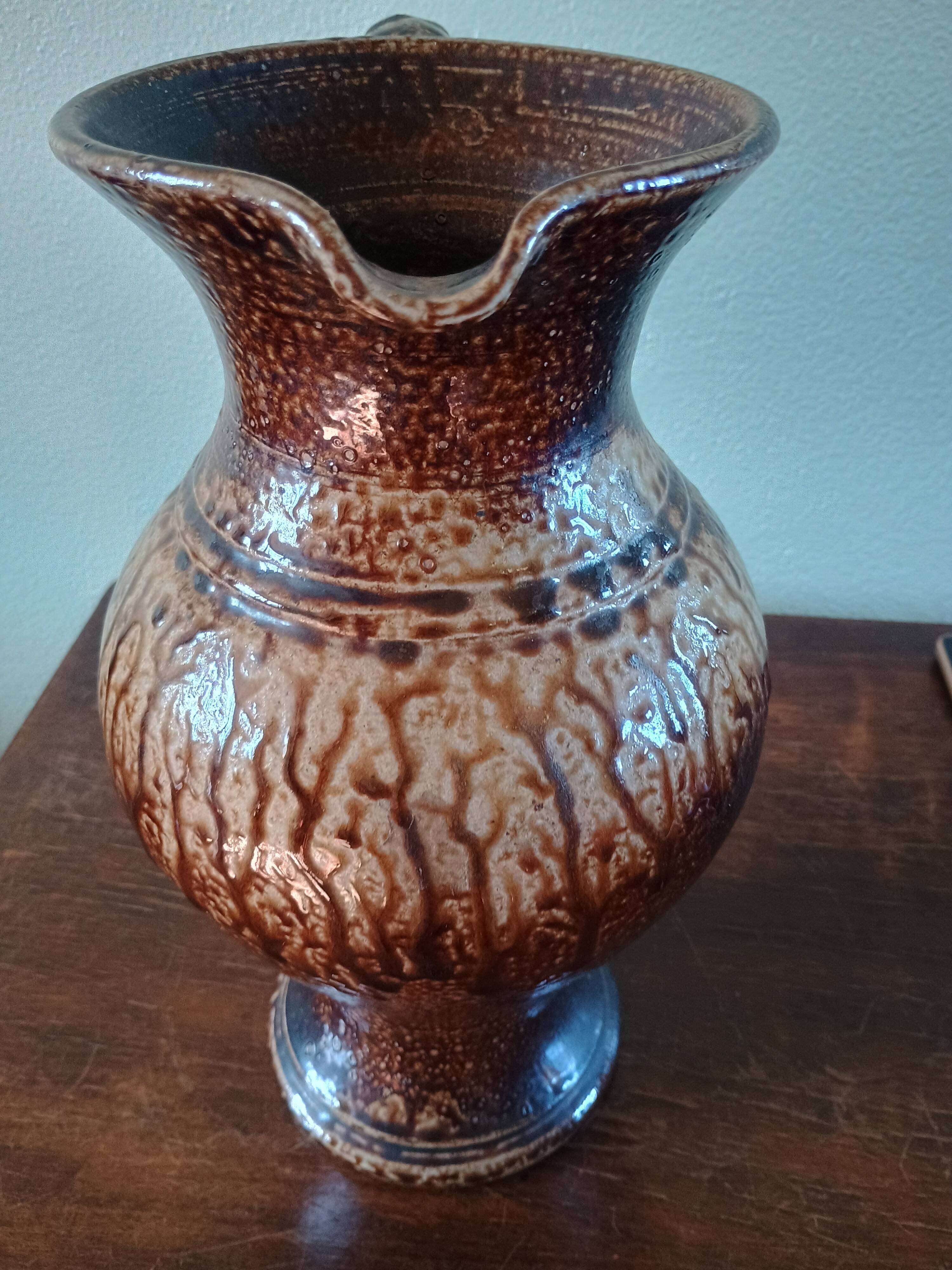 Jug Pitcher Stoneware - St Amand en Puisaye - Guy Norman - The New Pottery