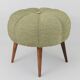 Up to Six Charming Zigzag Midcentury Stools, Pouf, Ottoman, Footstools, 1950s