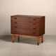 Commode en teck et hêtre de Børge Mogensen, Søborg Møbler