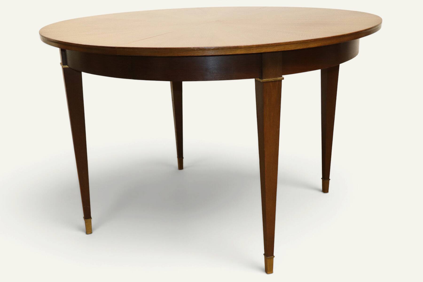 Dining table in mahogany, Neo-Classical style, Art Deco period, 1940.