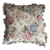 Coussins à volants fleuris style anglais