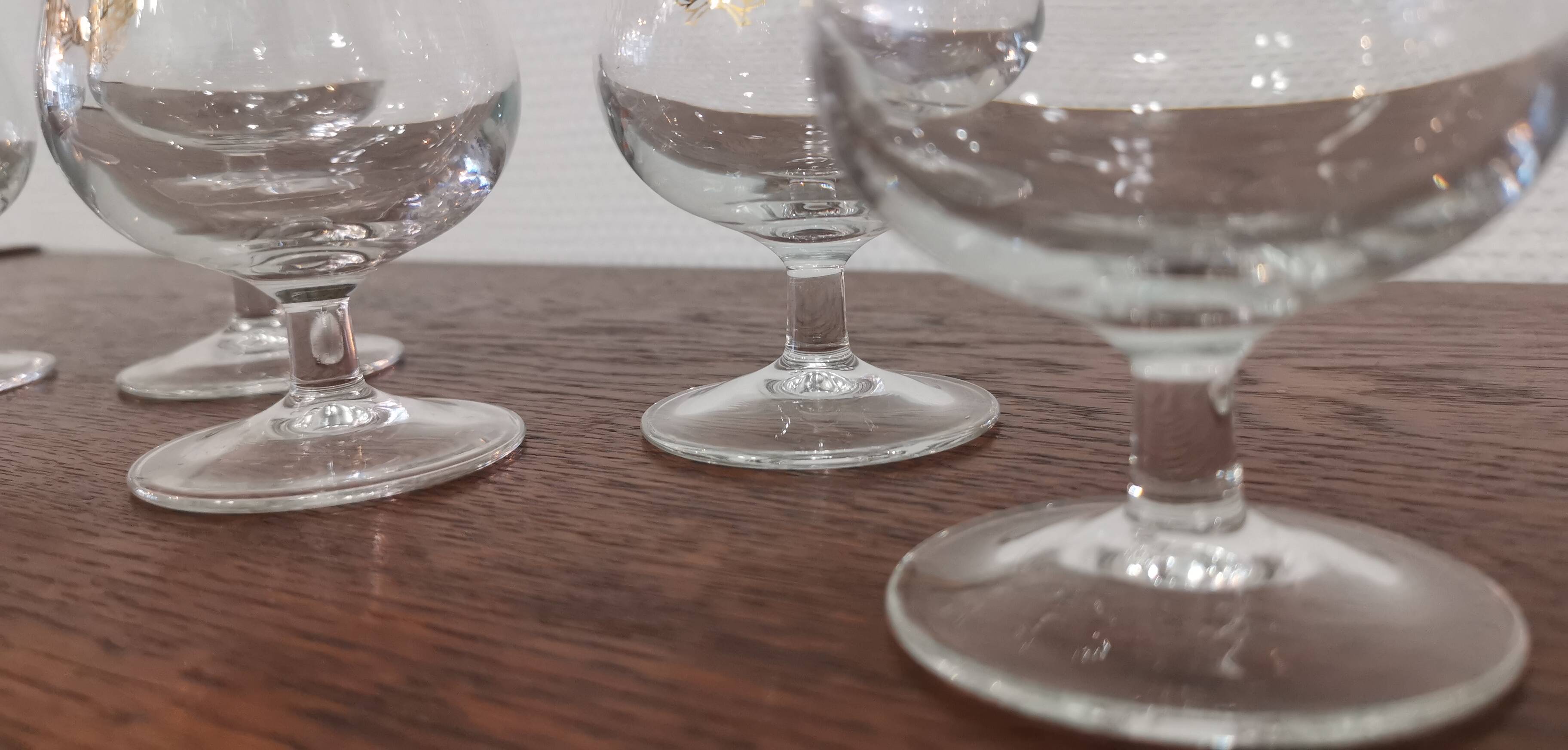 Lot de 5 verres à cognac "Napoléon"
