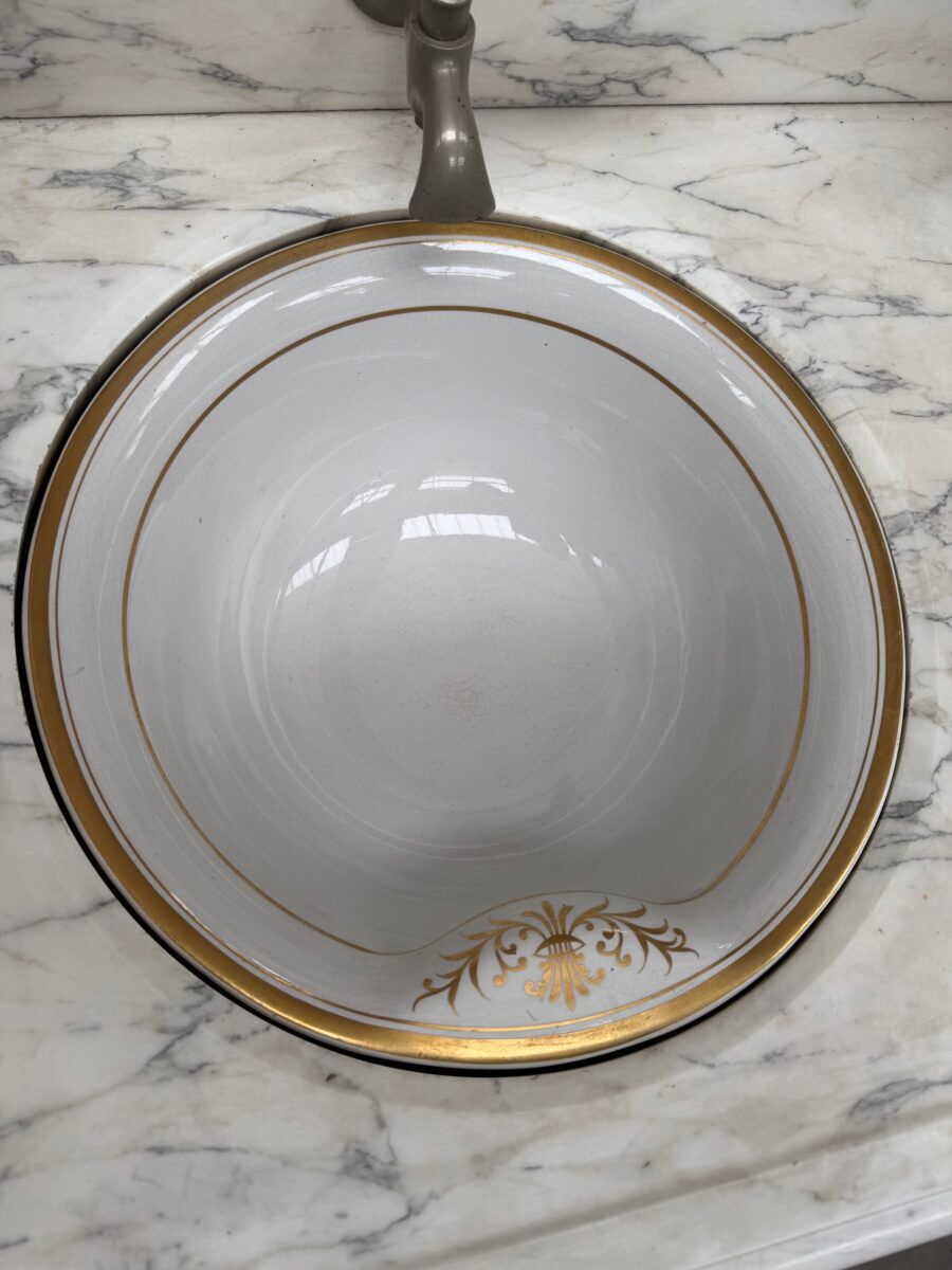 Washbasin furniture from the early 20th century.