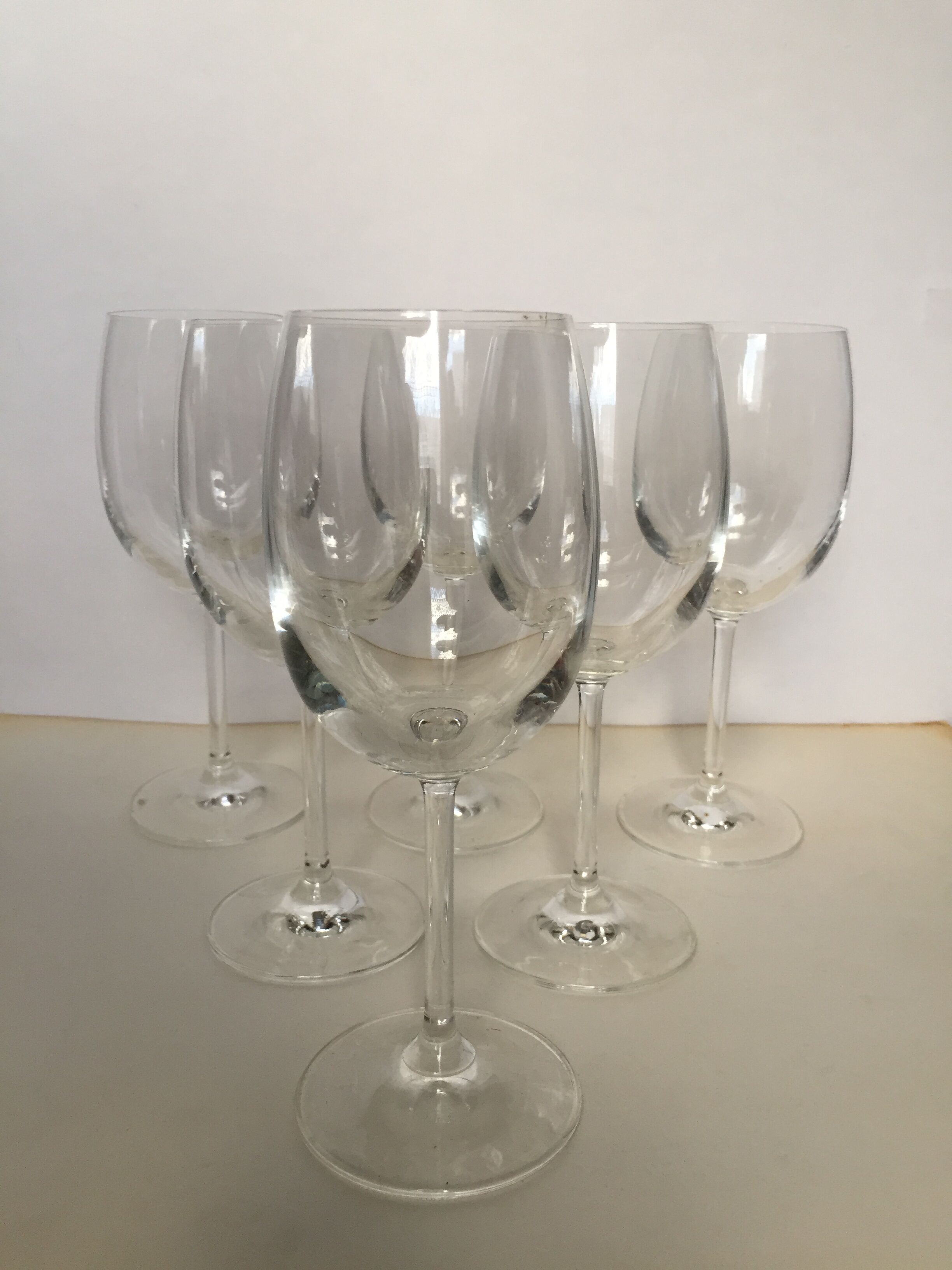 Ensemble de 6 verres à eau en cristal Guy Degrenne