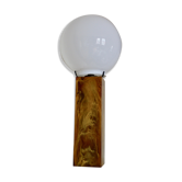 Lampe ambre et opaline