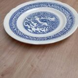 Ironstone tableware plate made in Italy
