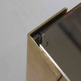 Set of 3 brass regency nesting tables, Belgium 1980s