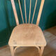 Pair of vintage bistro chairs with slats in beech (1960) - Style