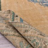 7x9  Orange &  Blue Turkish Area Rug 207x289Cm SK 240623