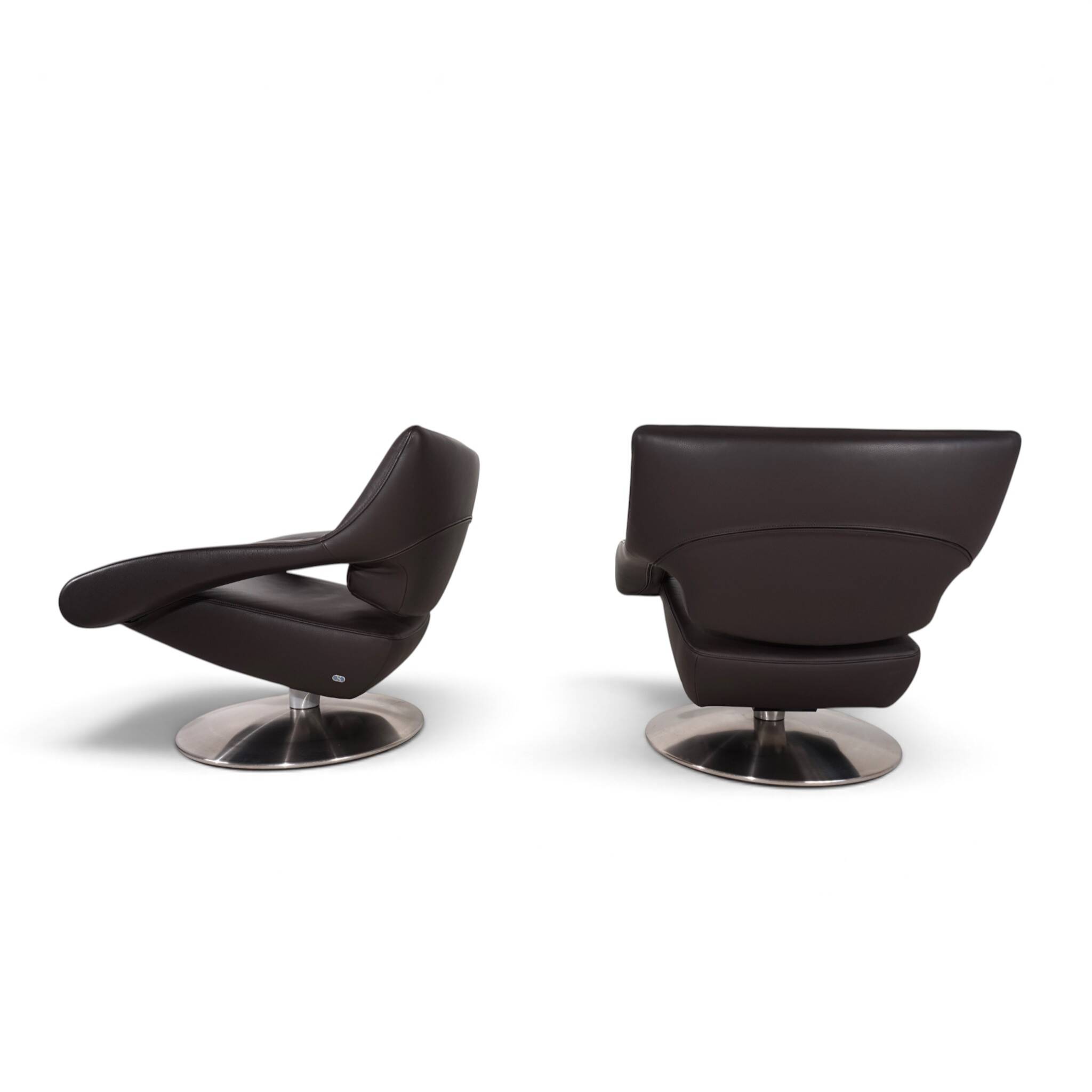 De Sede DS-255 Avantgarde Lounge Chair in Dark Brown Leather, 2000
