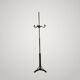 Vintage mid-century reading lamp in bronze and brass by Lunel Arlus.