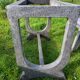 Old garden furniture in vintage stone
