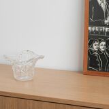 Glass vase, Swedish design, 1960s, manufacturer: Pukeberg