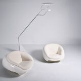 Paire de fauteuils de salon de Mario Sabot en fibre de verre  - 1969