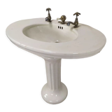 Porcelain sink washbasin on foot