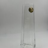 Octagonal soliflore vase Cristal d'Arcques