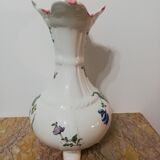 Ceramic vase with floral decoration