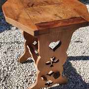 Wooden service foot heart shape