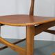 Ensemble de 4 chaises de salle à manger Ib Kofod Larsen des années 1960 en finition teck, Danemark