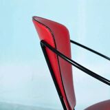 Ensemble de 4 chaises Linda, design italien des années 1980.