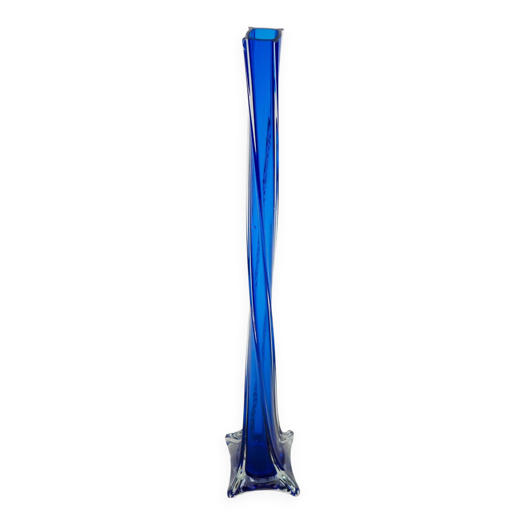 Cobalt vase, Danish design, 1970s, manufactured in Denmark
