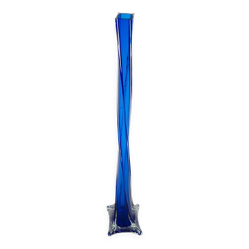 Cobalt vase, Danish design, 1970s, manufactured in Denmark