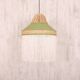 Natural Raffia Fabric Chandelier, Nursery Room Lighting, Pendant Lamp