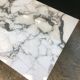 Marble tray coffee table