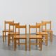 Set of six chairs Maison Regain, circa 1970