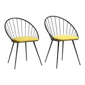 Pair of basket chairs