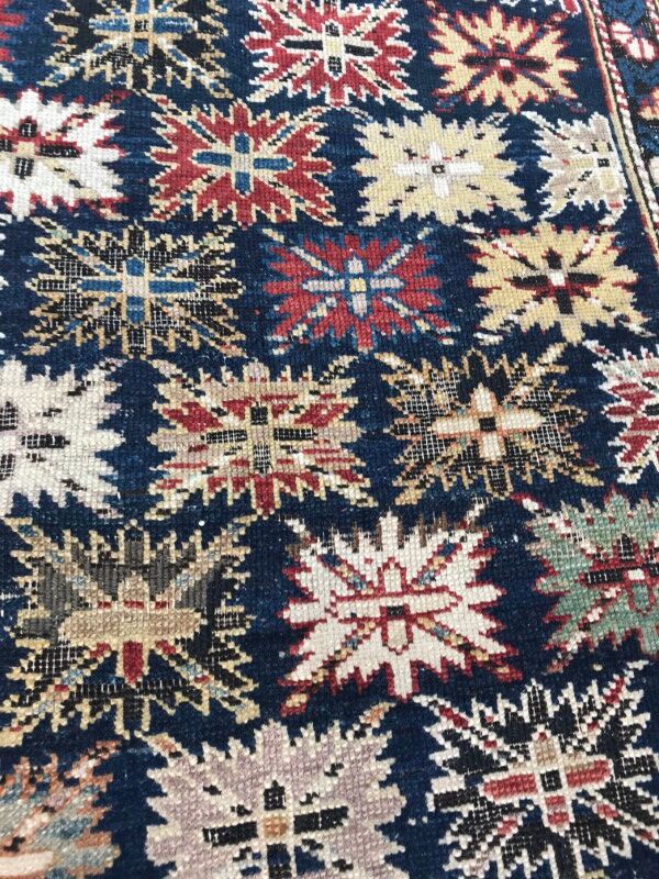 Caucasus Chirwan 19th century rug handmade 105 X 155 CM
