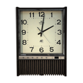 Wall clock features 4 Jewels 80s